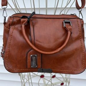 Fashion, accessories, ladies collection, brown leather purse, new without tags